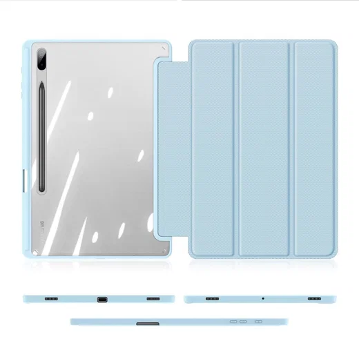 Dux Ducis Toby Samsung Galaxy Tab S8 Plus/S7 Plus/S7 FE Hoes Blauw afbeelding 8