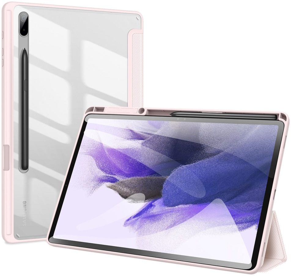 Dux Ducis Toby Samsung Galaxy Tab S8 Plus/S7 Plus/S7 FE Hoes Roze afbeelding 10