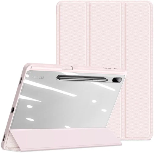 Dux Ducis Toby Samsung Galaxy Tab S8 Plus/S7 Plus/S7 FE Hoes Roze afbeelding 11