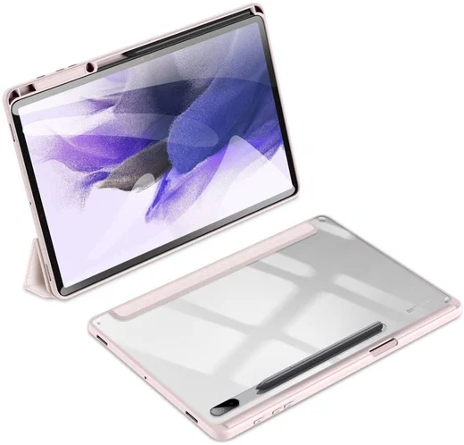 Dux Ducis Toby Samsung Galaxy Tab S8 Plus/S7 Plus/S7 FE Hoes Roze afbeelding 9