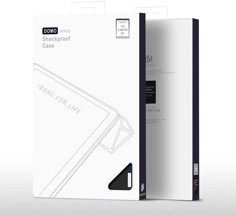 Dux Ducis Domo Samsung Galaxy Tab S7 / Tab S8 Hoes Book Case Zwart afbeelding 11