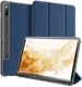 Dux Ducis Domo Samsung Galaxy Tab S7 / Tab S8 Hoes Book Case Blauw afbeelding 1