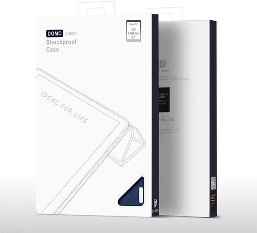 Dux Ducis Domo Samsung Galaxy Tab S7 / Tab S8 Hoes Book Case Blauw afbeelding 11