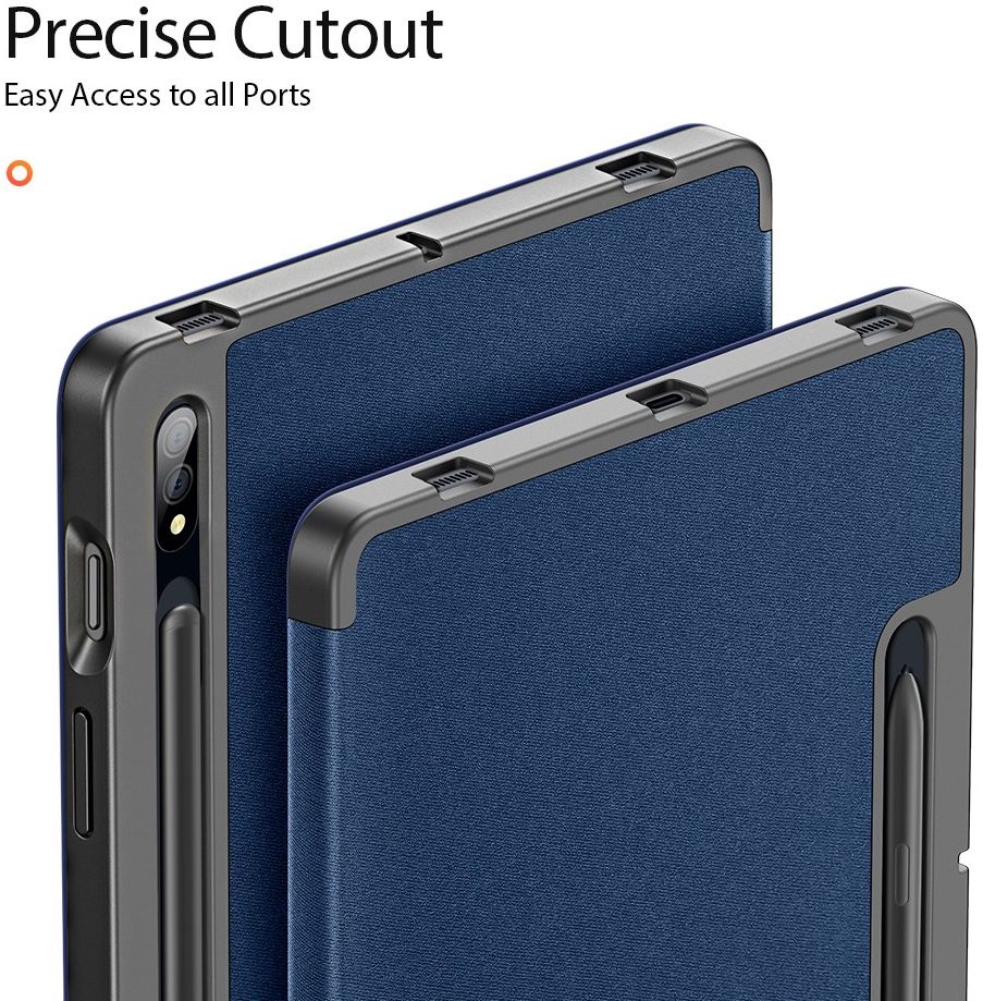 Dux Ducis Domo Samsung Galaxy Tab S7 / Tab S8 Hoes Book Case Blauw afbeelding 10