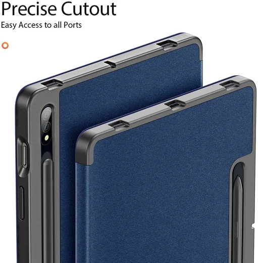 Dux Ducis Domo Samsung Galaxy Tab S7 / Tab S8 Hoes Book Case Blauw afbeelding 10