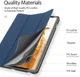 Dux Ducis Domo Samsung Galaxy Tab S7 / Tab S8 Hoes Book Case Blauw afbeelding 6
