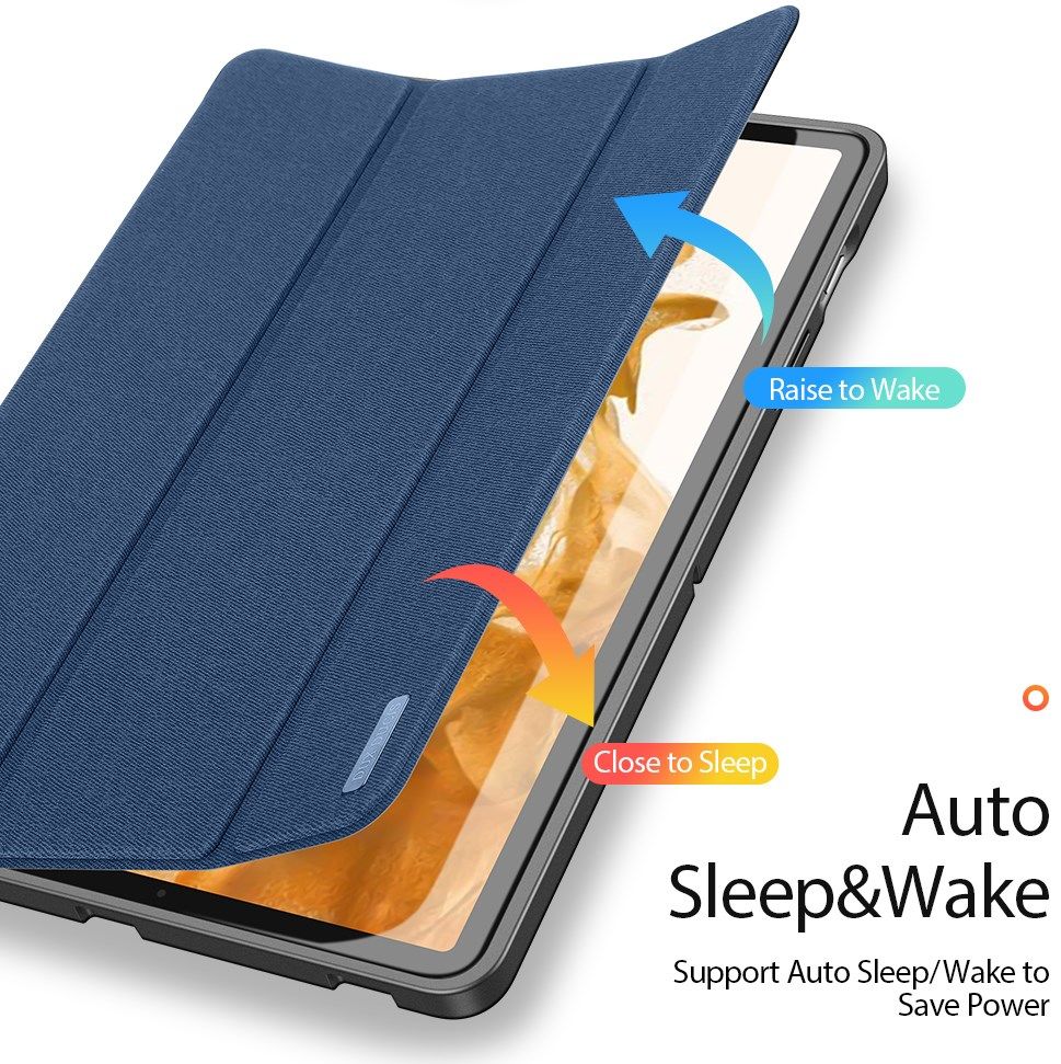 Dux Ducis Domo Samsung Galaxy Tab S7 / Tab S8 Hoes Book Case Blauw afbeelding 3