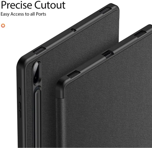Dux Ducis Domo Samsung Galaxy Tab S8+ / S7+ / S7 FE Hoes Zwart afbeelding 6