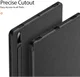 Dux Ducis Domo Samsung Galaxy Tab S8+ / S7+ / S7 FE Hoes Zwart afbeelding 6