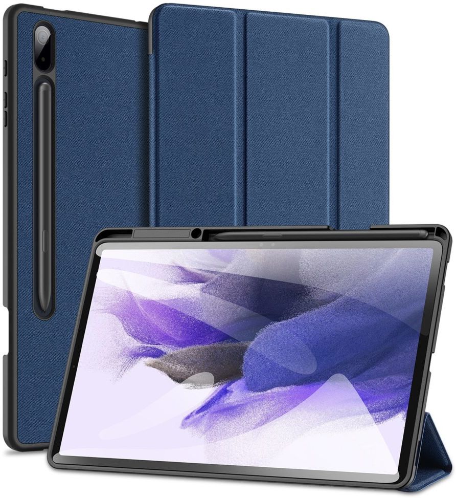 Dux Ducis Domo Samsung Galaxy Tab S8+ / S7+ / S7 FE Hoes Blauw afbeelding 1