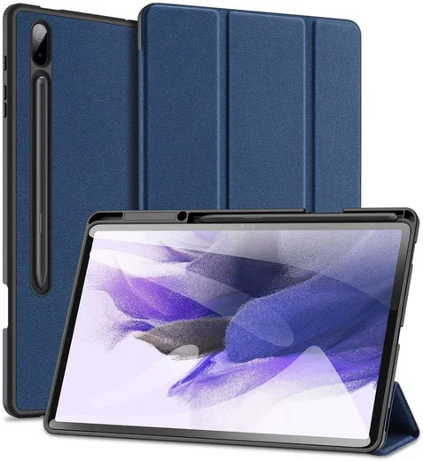 Dux Ducis Domo Samsung Galaxy Tab S8+ / S7+ / S7 FE Hoes Blauw afbeelding 1