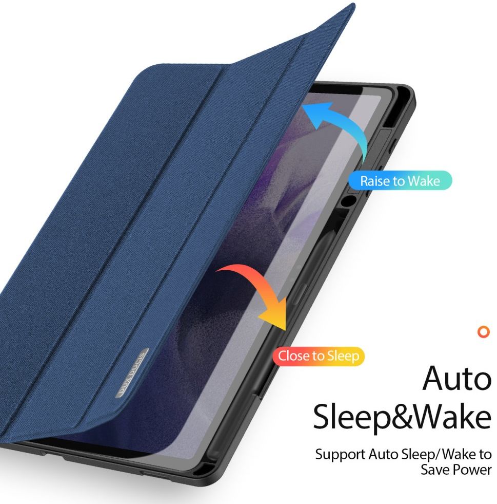 Dux Ducis Domo Samsung Galaxy Tab S8+ / S7+ / S7 FE Hoes Blauw afbeelding 4