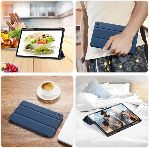 Dux Ducis Domo Samsung Galaxy Tab S8+ / S7+ / S7 FE Hoes Blauw afbeelding 8