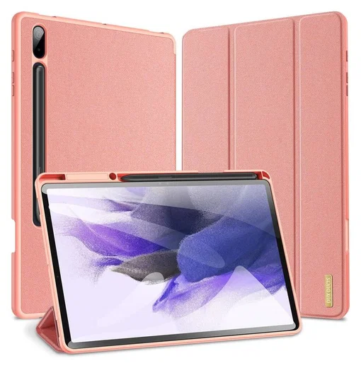 Dux Ducis Domo Samsung Galaxy Tab S8 Plus/S7 Plus/S7 FE Hoes Roze afbeelding 2