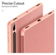 Dux Ducis Domo Samsung Galaxy Tab S8 Plus/S7 Plus/S7 FE Hoes Roze afbeelding 6