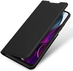 Dux Ducis Skin Pro Motorola Moto G200 5G Hoesje Portemonnee Zwart afbeelding