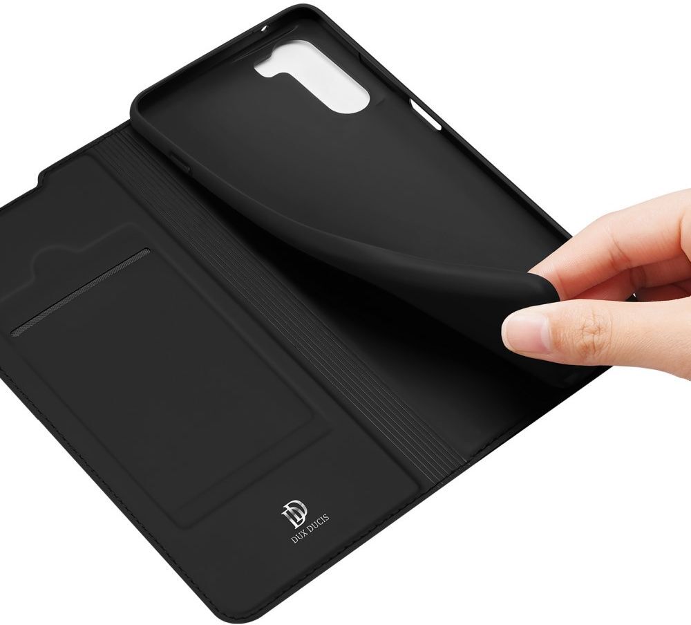 Dux Ducis Skin Pro Motorola Moto G200 5G Hoesje Portemonnee Zwart afbeelding 5
