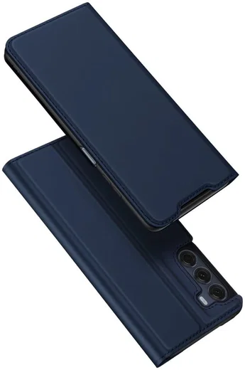 Dux Ducis Skin Pro Motorola Moto G200 5G Hoesje Portemonnee Blauw afbeelding 4