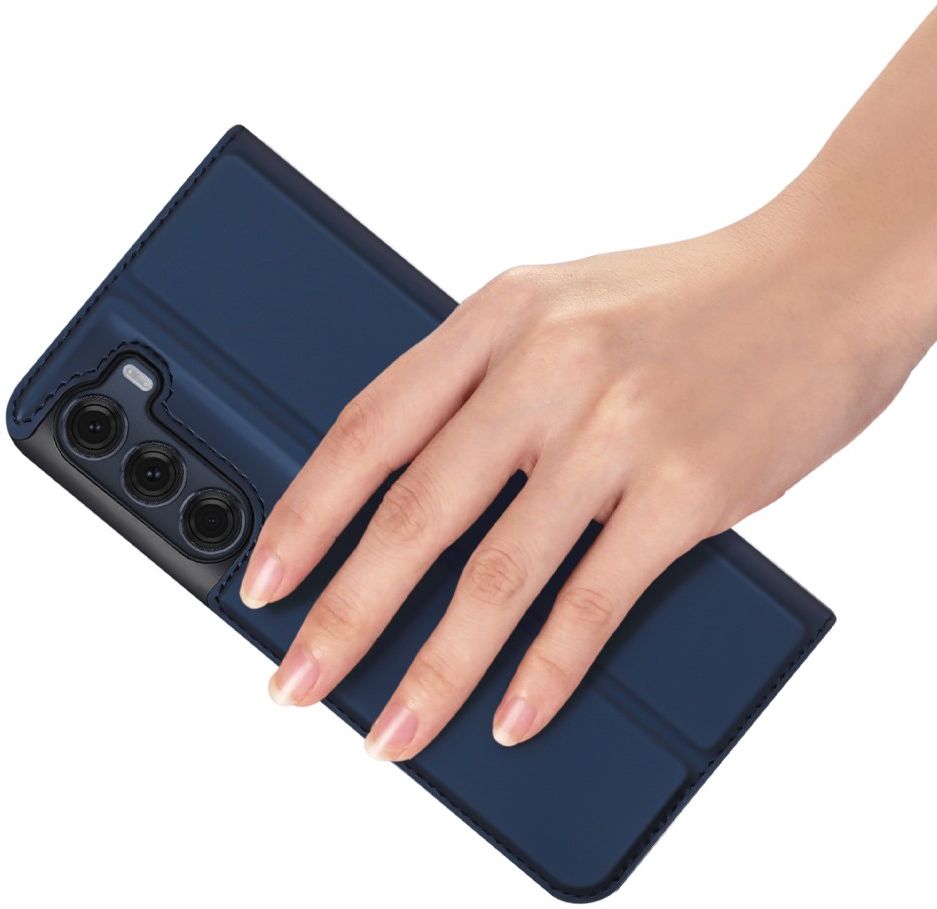 Dux Ducis Skin Pro Motorola Moto G200 5G Hoesje Portemonnee Blauw afbeelding 6