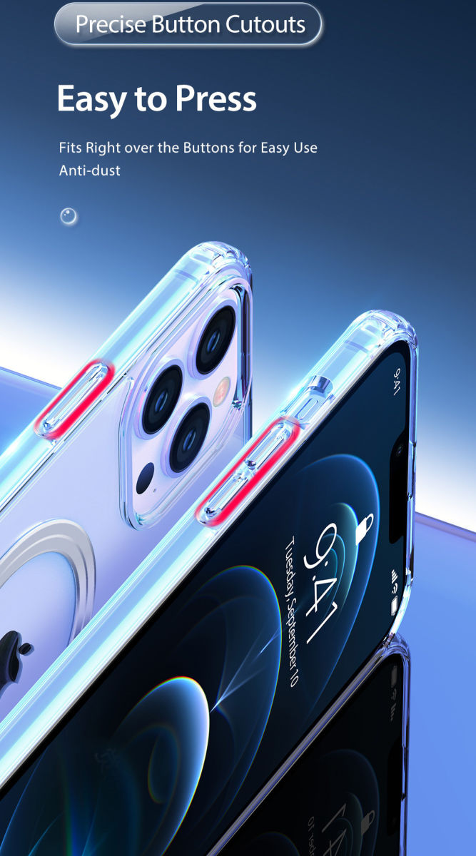 Dux Ducis Clin Apple iPhone 12 Pro Max Hoesje MagSafe Transparant afbeelding 13