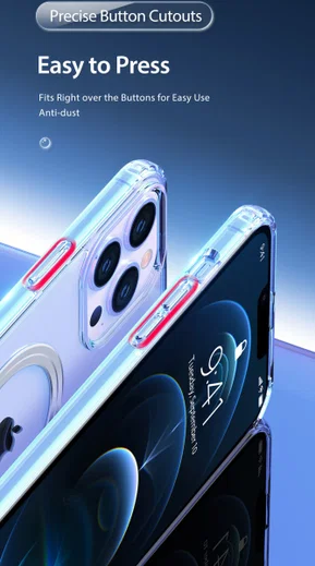 Dux Ducis Clin Apple iPhone 12 Pro Max Hoesje MagSafe Transparant afbeelding 13