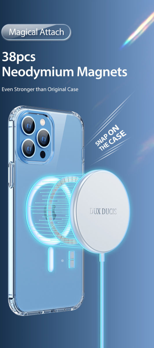 Dux Ducis Clin Apple iPhone 12 Pro Max Hoesje MagSafe Transparant afbeelding 6