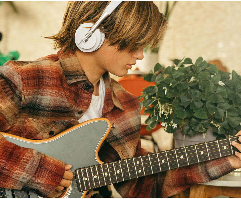 Happy Plugs Play Bedraad/Draadloze Bluetooth On-Ear Koptelefoon Wit afbeelding 10