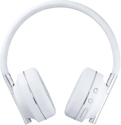 Happy Plugs Play Bedraad/Draadloze Bluetooth On-Ear Koptelefoon Wit afbeelding 2
