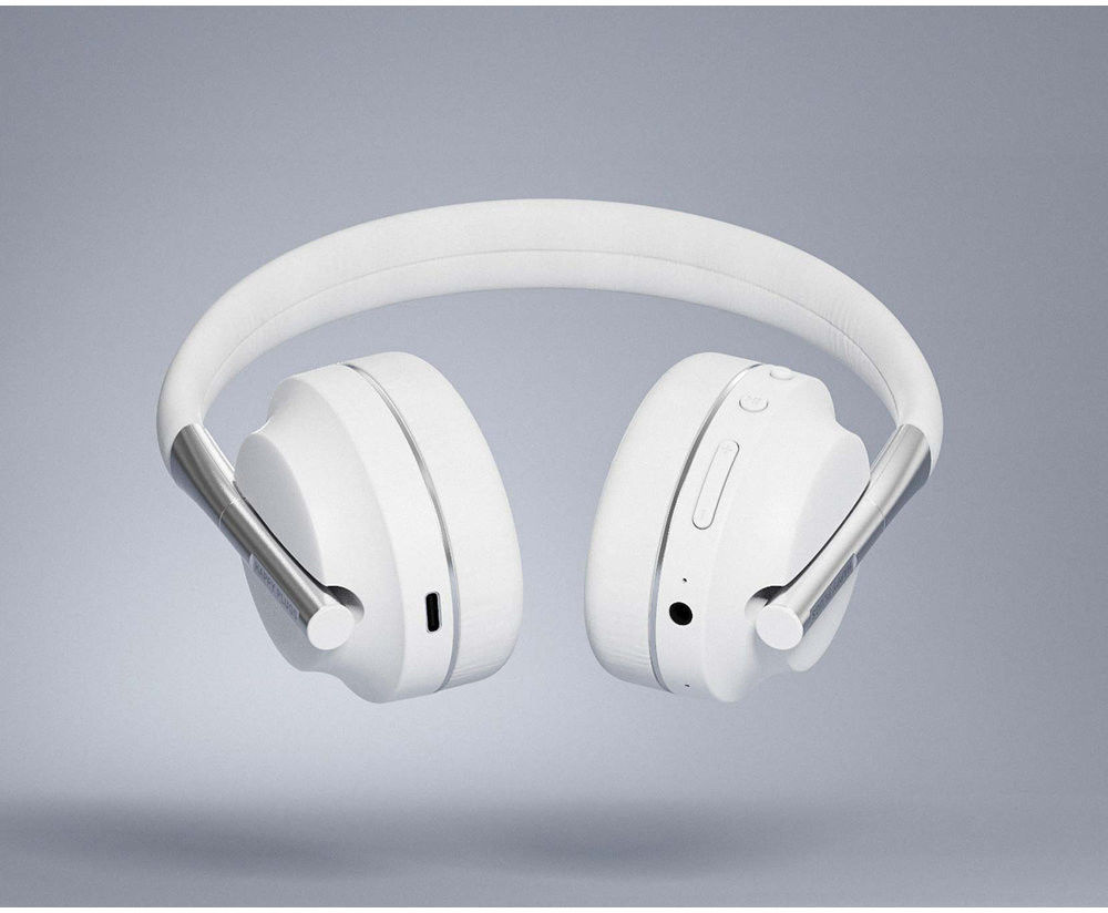 Happy Plugs Play Bedraad/Draadloze Bluetooth On-Ear Koptelefoon Wit afbeelding 8