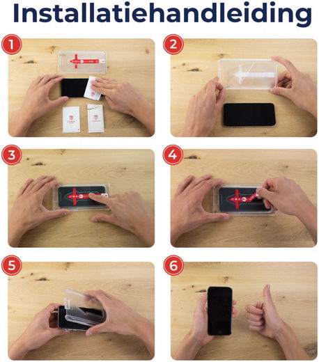 Rosso Samsung Galaxy S22 Tempered Glass Fingerprint en Case Friendly afbeelding 10