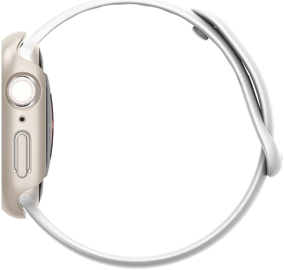 Spigen Thin Fit Apple Watch 41MM Hoesje Hard Plastic Bumper Zilver afbeelding 5