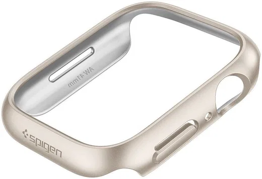 Spigen Thin Fit Apple Watch 41MM Hoesje Hard Plastic Bumper Zilver afbeelding 7