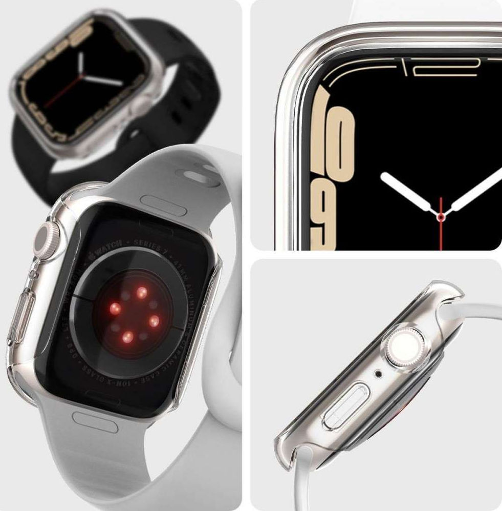 Spigen Thin Fit Apple Watch 41MM Hoesje Hard Plastic Bumper Clear afbeelding 9