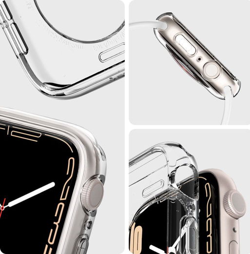 Spigen Liquid Crystal - Apple Watch 41MM / 40MM Hoesje - Transparant afbeelding 5