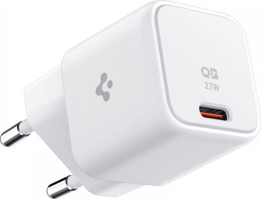 Spigen ArcStation 27W Power Delivery USB-C Snellader met PPS Wit afbeelding 1