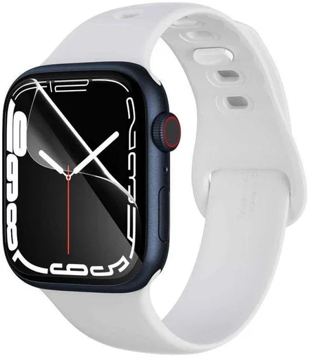 Spigen Neo Flex - Apple Watch 7/8/9 45MM Screen Protector - Folie (3-Pack) afbeelding 2
