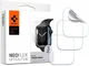 Spigen Neo Flex - Apple Watch 7/8/9 45MM Screen Protector - Folie (3-Pack) afbeelding 3