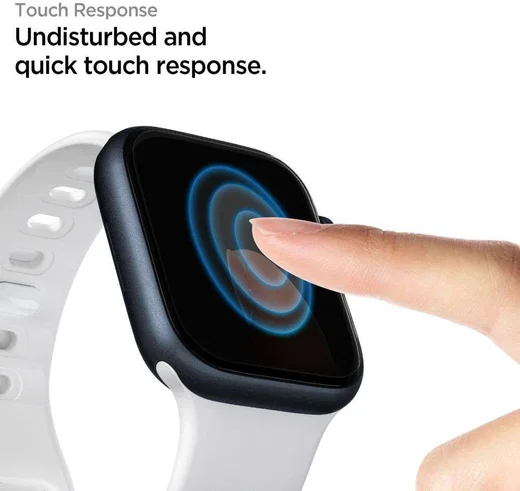 Spigen Neo Flex - Apple Watch 7/8/9 45MM Screen Protector - Folie (3-Pack) afbeelding 4