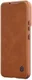 Nillkin Qin Samsung Galaxy S22 Plus Hoesje met Camera Slider Bruin afbeelding 16