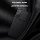 Nillkin Qin Samsung Galaxy S22 Plus Hoesje met Camera Slider Bruin afbeelding 7