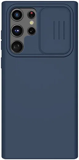 Nillkin CamShield Samsung Galaxy S22 Ultra Hoesje Siliconen Blauw afbeelding 1