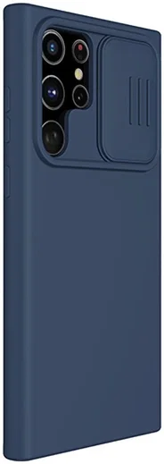 Nillkin CamShield Samsung Galaxy S22 Ultra Hoesje Siliconen Blauw afbeelding 6