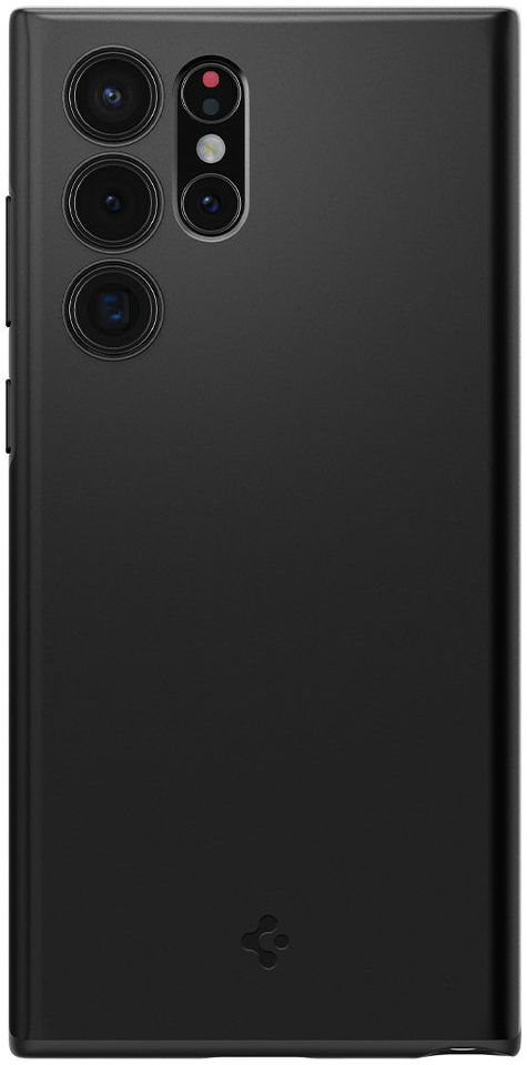 Spigen Thin Fit Samsung Galaxy S22 Ultra Hoesje Back Cover Zwart afbeelding 5