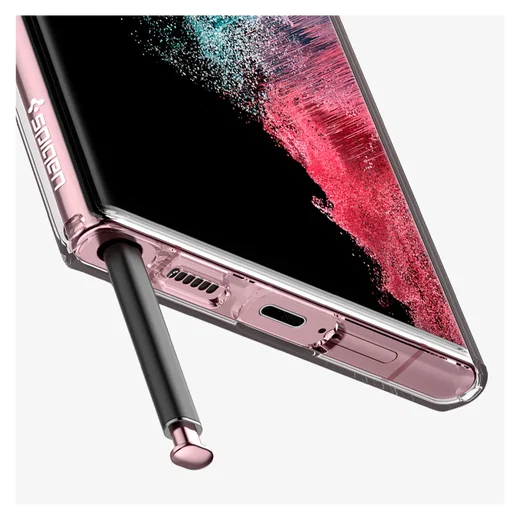 Spigen Liquid Crystal Samsung Galaxy S22 Ultra Hoesje Transparant afbeelding 8