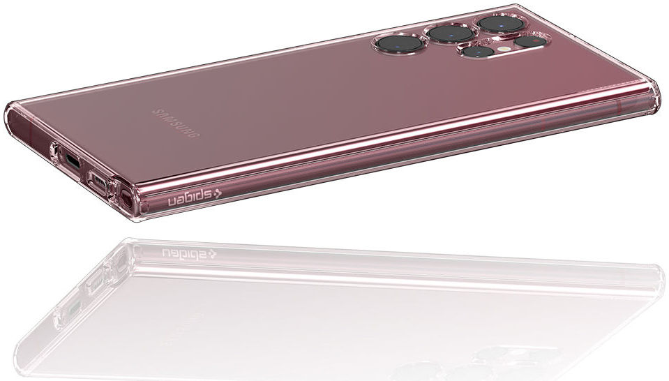 Spigen Liquid Crystal Samsung Galaxy S22 Ultra Hoesje Transparant afbeelding 4