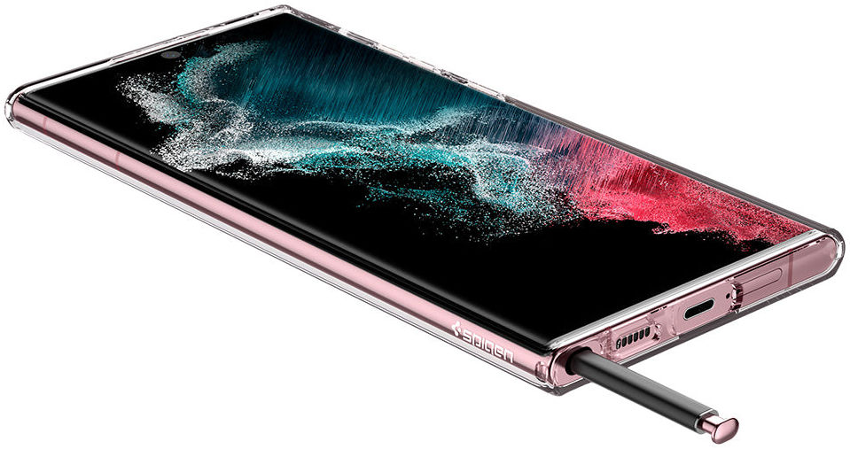 Spigen Liquid Crystal Samsung Galaxy S22 Ultra Hoesje Transparant afbeelding 5