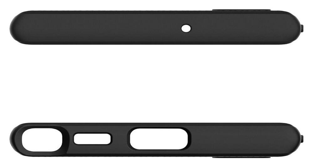 Spigen Liquid Air Samsung Galaxy S22 Ultra Hoesje Back Cover Zwart afbeelding 11
