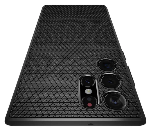 Spigen Liquid Air Samsung Galaxy S22 Ultra Hoesje Back Cover Zwart afbeelding 5
