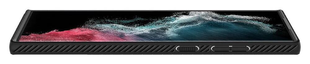 Spigen Liquid Air Samsung Galaxy S22 Ultra Hoesje Back Cover Zwart afbeelding 9