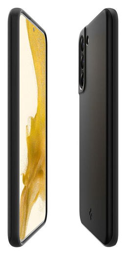 Spigen Thin Fit Samsung Galaxy S22 Hoesje Back Cover Zwart afbeelding 7